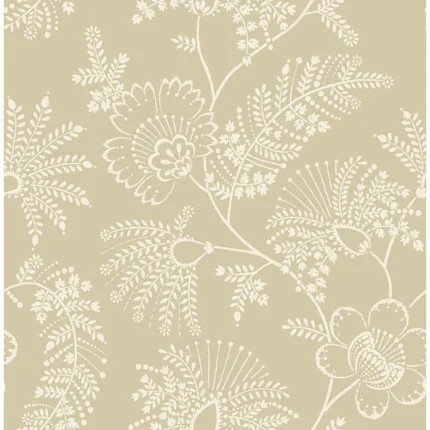 Maeve Butter Jacobean Trail Wallpaper wallpaper by York Wallcoverings