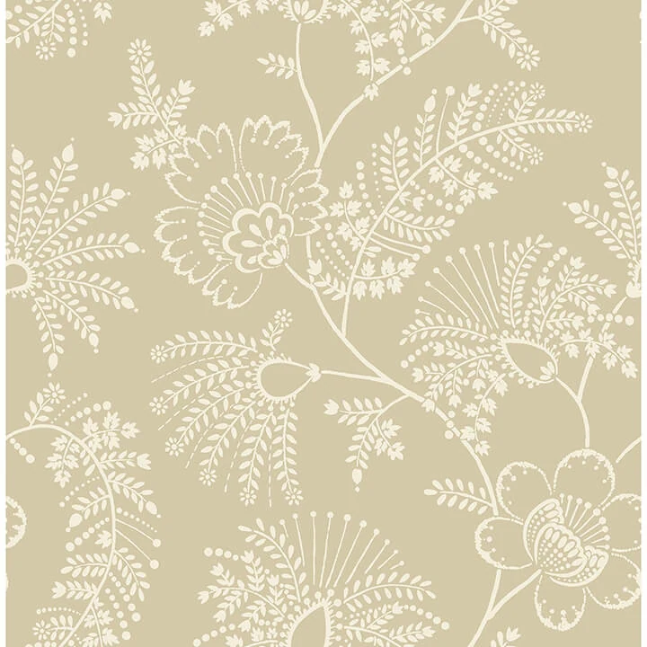 Maeve Butter Jacobean Trail Wallpaper wallpaper by York Wallcoverings