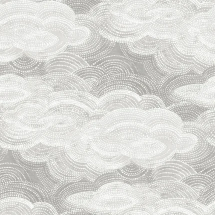 Vision Grey Stipple Clouds Wallpaper wallpaper by York Wallcoverings