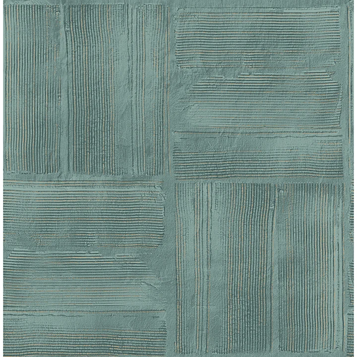Jasper Teal Block Texture Wallpaper wallpaper by York Wallcoverings