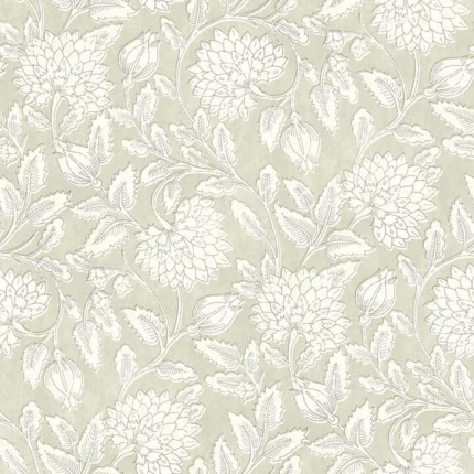Vadouvan Sage Jacobean Trail Wallpaper wallpaper by York Wallcoverings