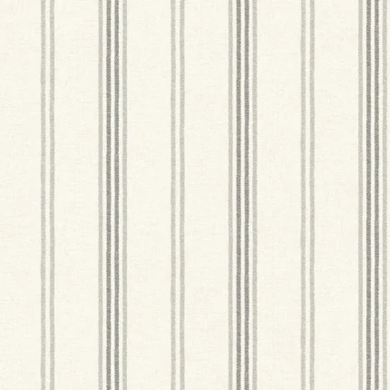 Lovage Charcoal Linen Stripe Wallpaper wallpaper by York Wallcoverings