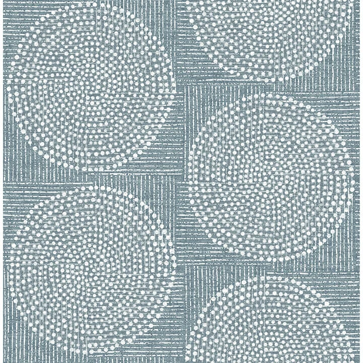 Salma Denim Medallion Wallpaper wallpaper by York Wallcoverings