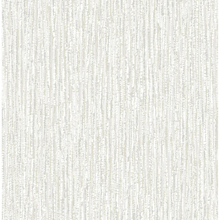 Corliss Light Grey Beaded Strands Wallpaper wallpaper by York Wallcoverings