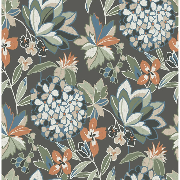 Valdivian Moss Floral Wallpaper - York Wallpaper Image 1 Valdivian Moss Floral Wallpaper wallpaper by York Wallcoverings