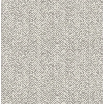 Gallivant Grey Woven Geometric Wallpaper wallpaper by York Wallcoverings