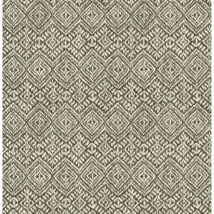 Gallivant Black Woven Geometric Wallpaper wallpaper by York Wallcoverings