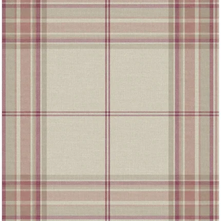 Westley Magenta Plaid Wallpaper wallpaper by York Wallcoverings