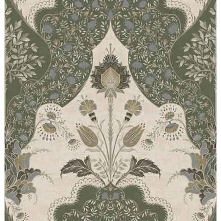 Auden Green Floral Grandeur Wallpaper wallpaper by York Wallcoverings