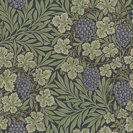 Vine Green Woodland Fruits Wallpaper wallpaper by York Wallcoverings