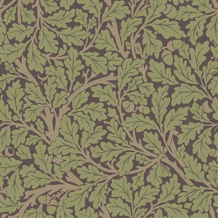 Oak Tree Plum Leaf Wallpaper wallpaper by York Wallcoverings