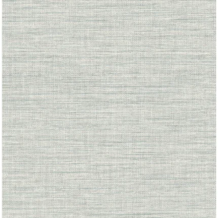 Exhale Seafoam Faux Grasscloth Wallpaper wallpaper by York Wallcoverings