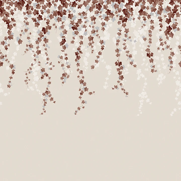 Trailing Ivy Brown Wall Mural - York Wallpaper Image 1 Trailing Ivy Brown Wall Mural wallpaper by York Wallcoverings