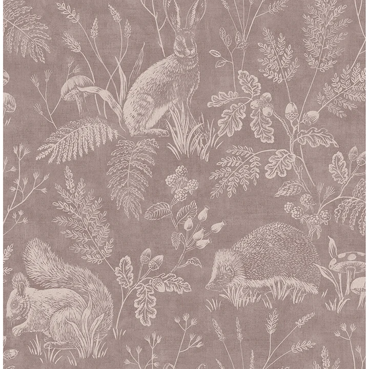 Woodland Mahogany Toile Wallpaper - York Wallpaper Image 1 Woodland Mahogany Toile Wallpaper wallpaper by York Wallcoverings