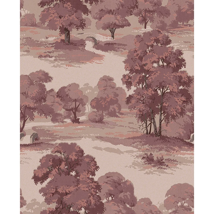 Sherwood Merlot Glade Wallpaper wallpaper by York Wallcoverings