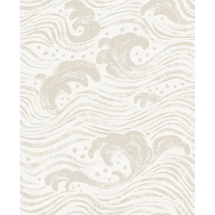 Swell Beige Ocean Wave Wallpaper wallpaper by York Wallcoverings