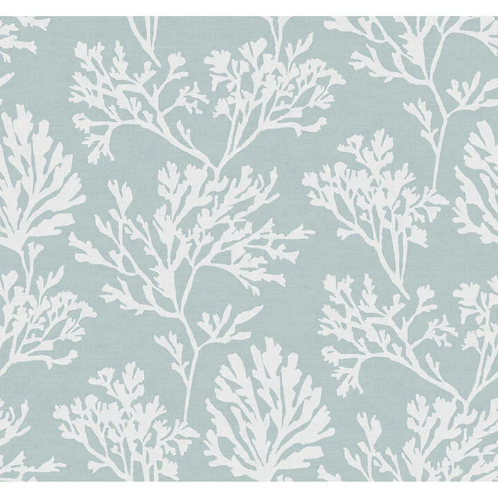 Tortuga Sky Blue Coral Weave Wallpaper wallpaper by York Wallcoverings