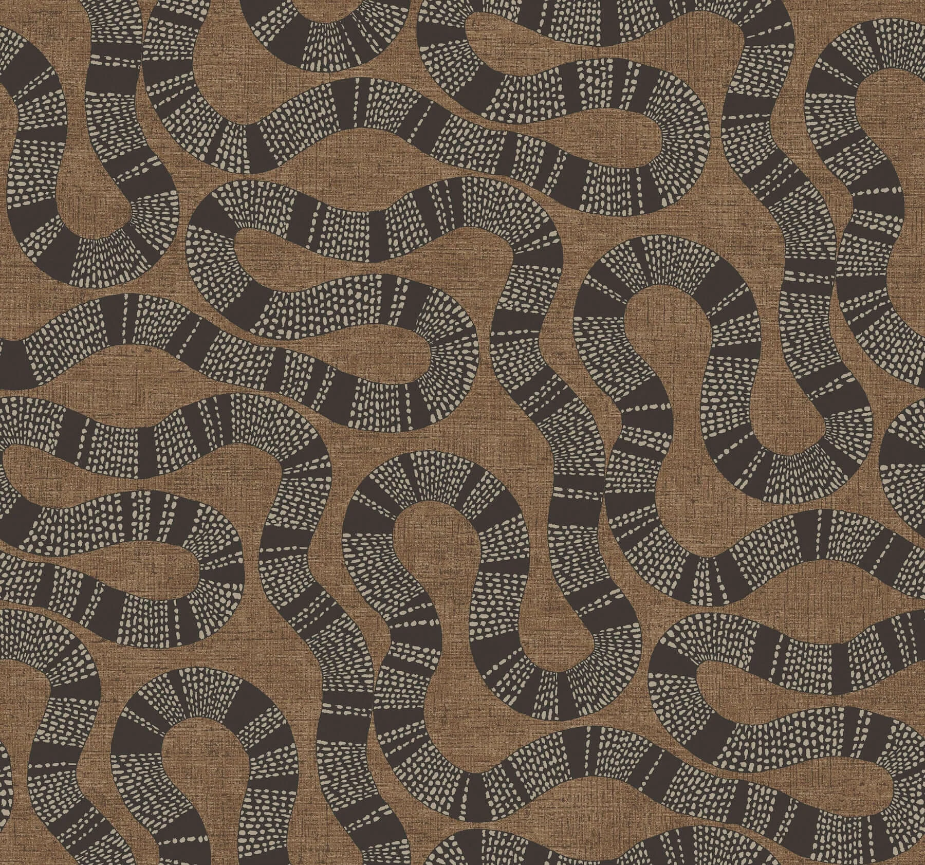 Ophidia Brown wallpaper by York Wallcoverings