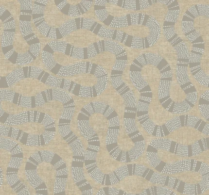 Ophidia Taupe wallpaper by York Wallcoverings