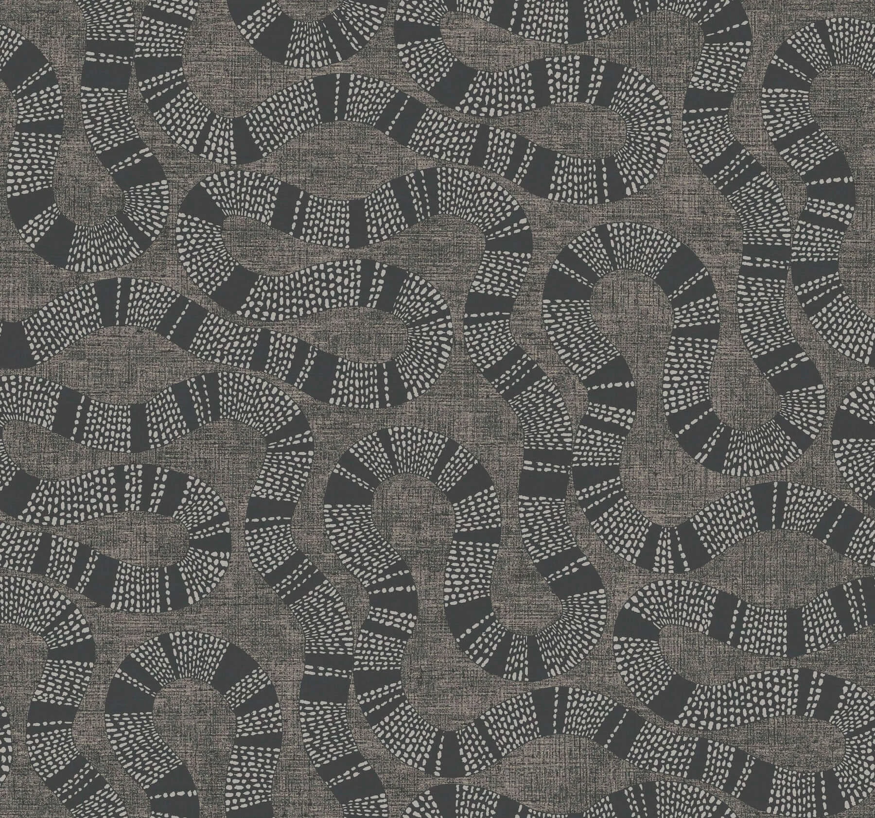Ophidia Black wallpaper by York Wallcoverings