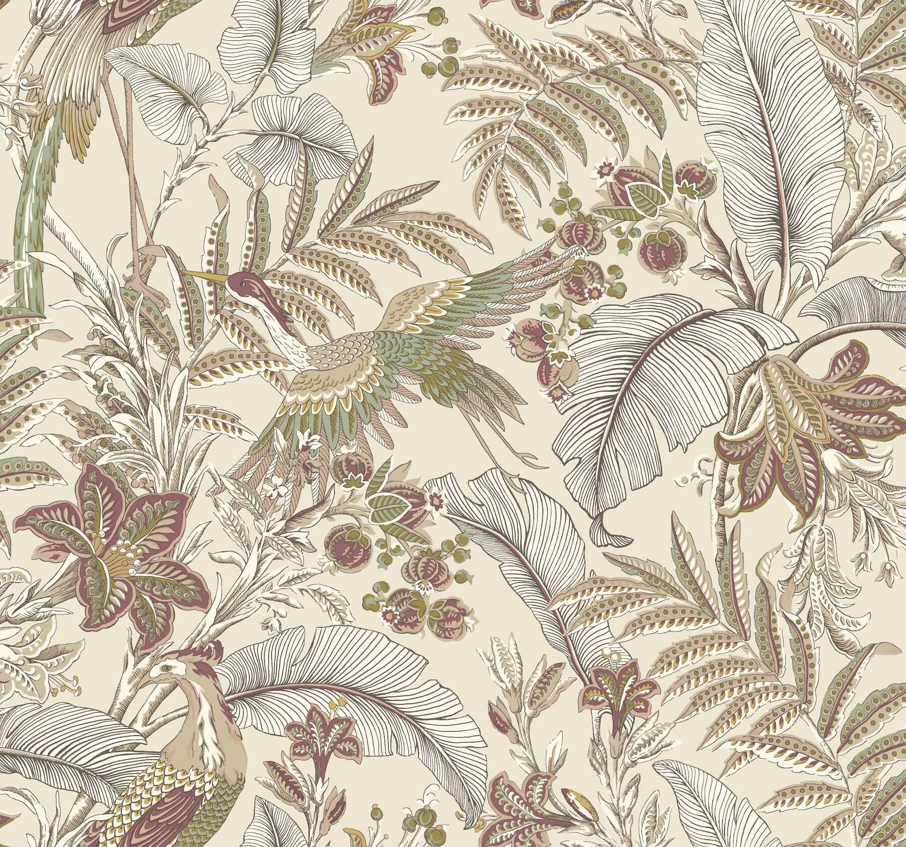 Heronwood Mulberry wallpaper by York Wallcoverings