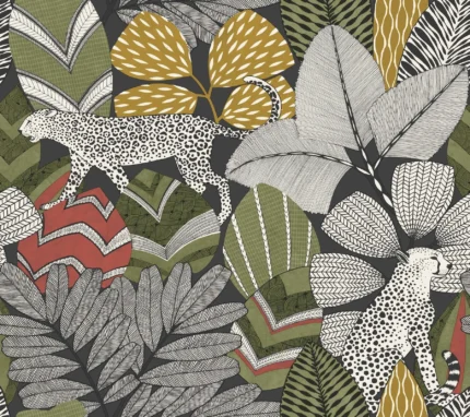 Namiri Black wallpaper by York Wallcoverings