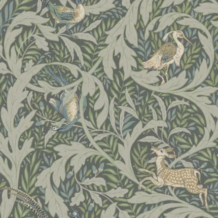 Woodland Tapestry Wallpaper Sage wallpaper by York Wallcoverings