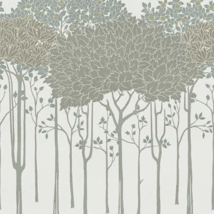 Oakwood Grove Wallpaper Border White wallpaper by York Wallcoverings