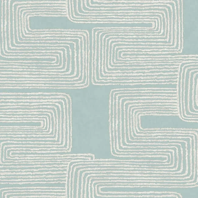Nikki Chu Zulu Thread Wallpaper Azuregold wallpaper by York Wallcoverings