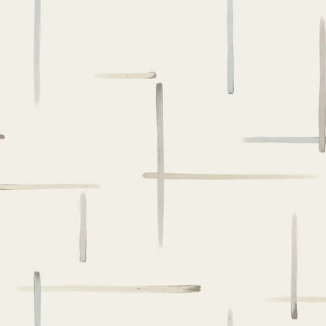 Gilded Sumi E Wallpaper Neutralglint wallpaper by York Wallcoverings