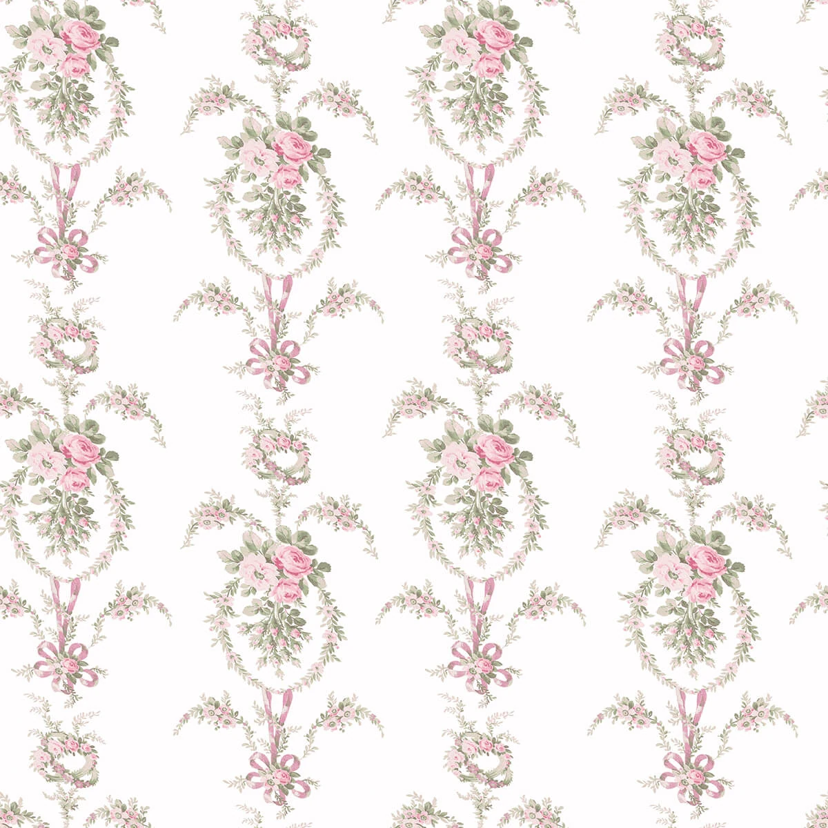Rose Cheeks Party Pink Floral Cluster Wallpaper - York Wallpaper Image 1 Rose Cheeks Party Pink Floral Cluster Wallpaper wallpaper by York Wallcoverings