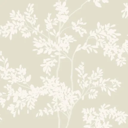 Lunaria Silhouette Wallpaper Lt Taupewhite wallpaper by York Wallcoverings