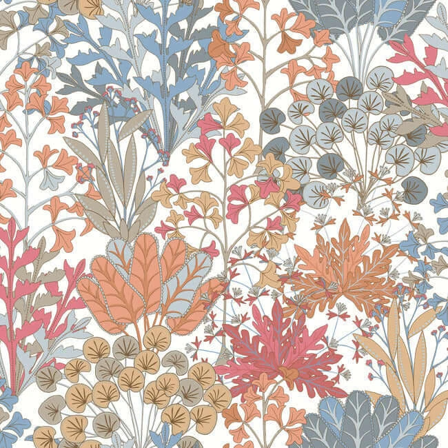 Forest Floor Wallpaper Coral wallpaper by York Wallcoverings