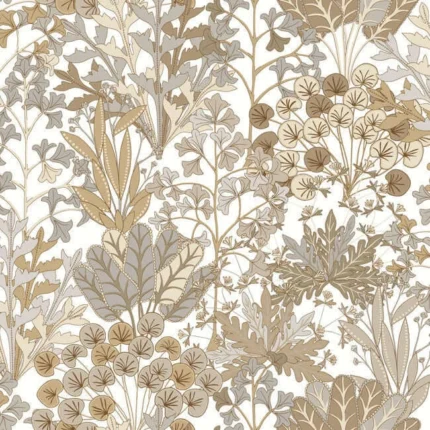 Forest Floor Wallpaper Neutral wallpaper by York Wallcoverings