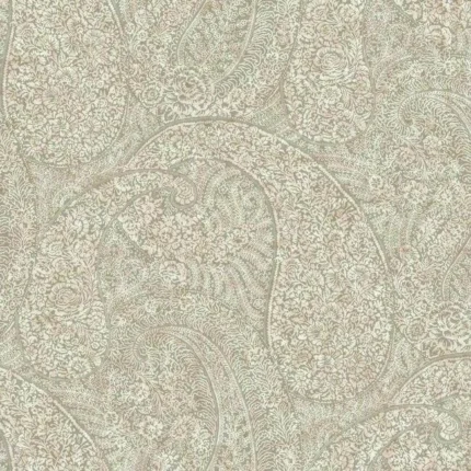 Kashmir Dreams Paisley Wallpaper Neutral Blush wallpaper by York Wallcoverings