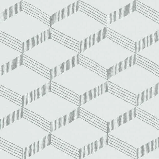 Palisades Paperweave Wallpaper White Smokey Blue wallpaper by York Wallcoverings