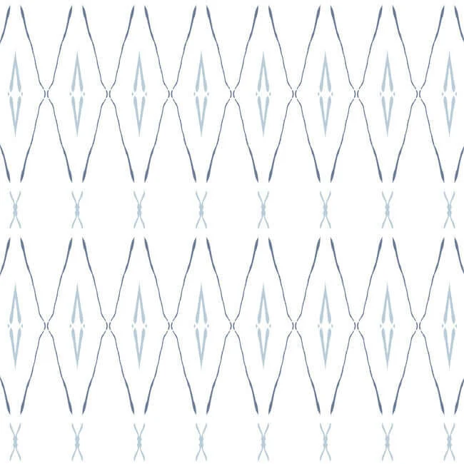 Artifact Silhouettes Wallpaper Indigo wallpaper by York Wallcoverings
