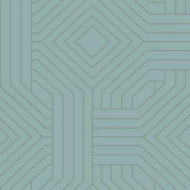 Diverging Diamonds Wallpaper Verdant wallpaper by York Wallcoverings