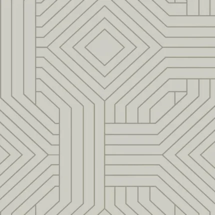 Diverging Diamonds Wallpaper Mist Taupe wallpaper by York Wallcoverings