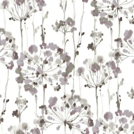 Flourish Wallpaper Moonlight Lavender wallpaper by York Wallcoverings