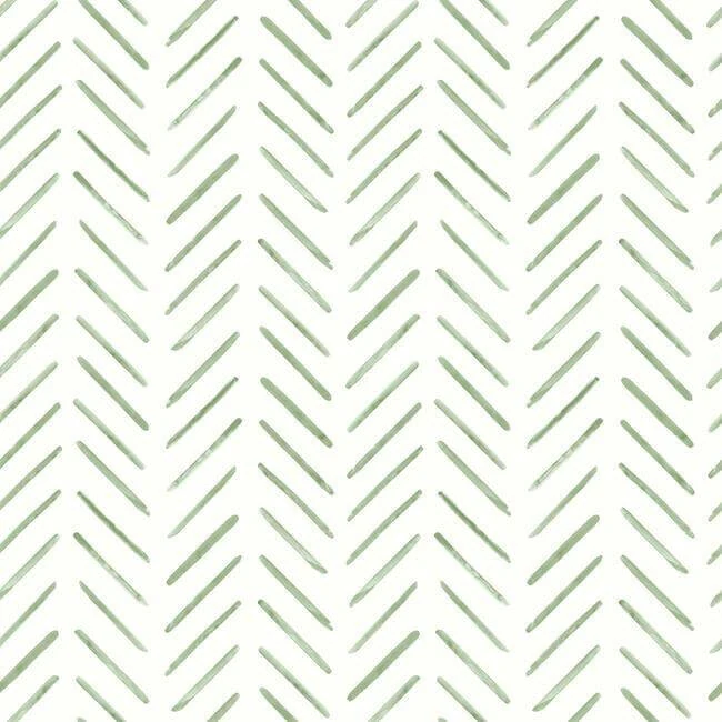 Painted Herringbone Wallpaper Fern wallpaper by York Wallcoverings