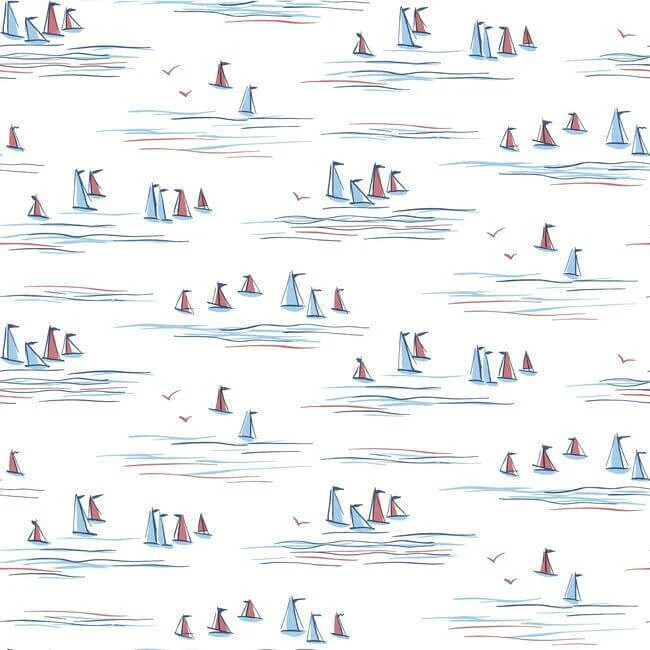 Full Sails Wallpaper Primary wallpaper by York Wallcoverings