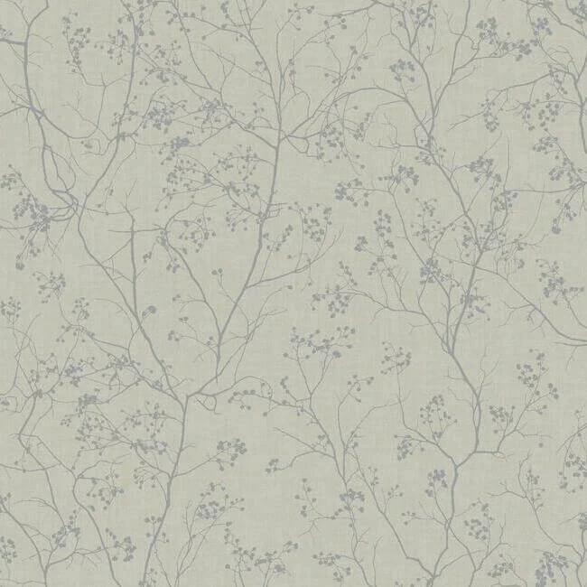 Luminous Branches Wallpaper Greysilver wallpaper by York Wallcoverings