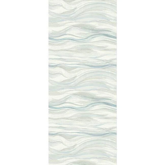 Currents Mural Wall Mural Blue wallpaper by York Wallcoverings