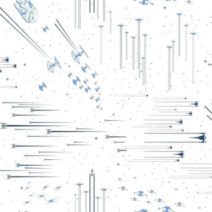 Star Wars Galactic Battles Wallpaper Blue wallpaper by York Wallcoverings