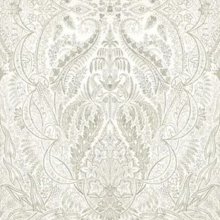 Jaipur Paisley Damask Wall Mural Beigewhite wallpaper by York Wallcoverings