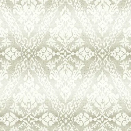 Tudor Diamond Damask Wallpaper Linen wallpaper by York Wallcoverings