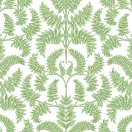 Royal Fern Damask Wallpaper Green wallpaper by York Wallcoverings