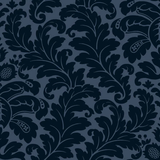 Modern Romance Wallpaper Navy wallpaper by York Wallcoverings