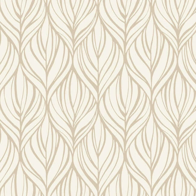 Palma Wallpaper Whitegold wallpaper by York Wallcoverings